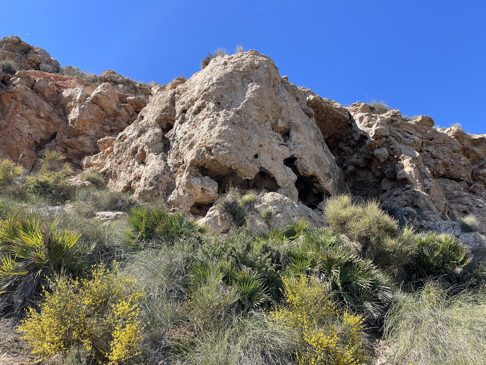 Cuevas en la montaña