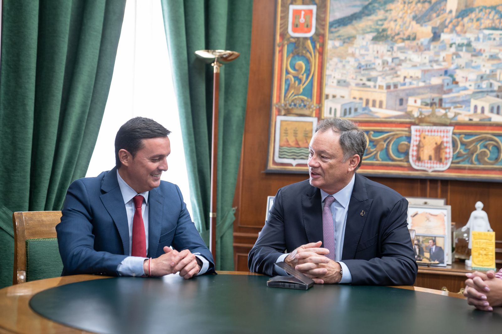 El presidente de la Diputación de Almería ha recibido a Miguel López-Alegría.