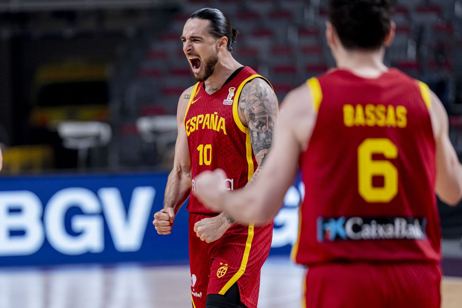 Las mejores fotos del Ucrania-España de baloncesto