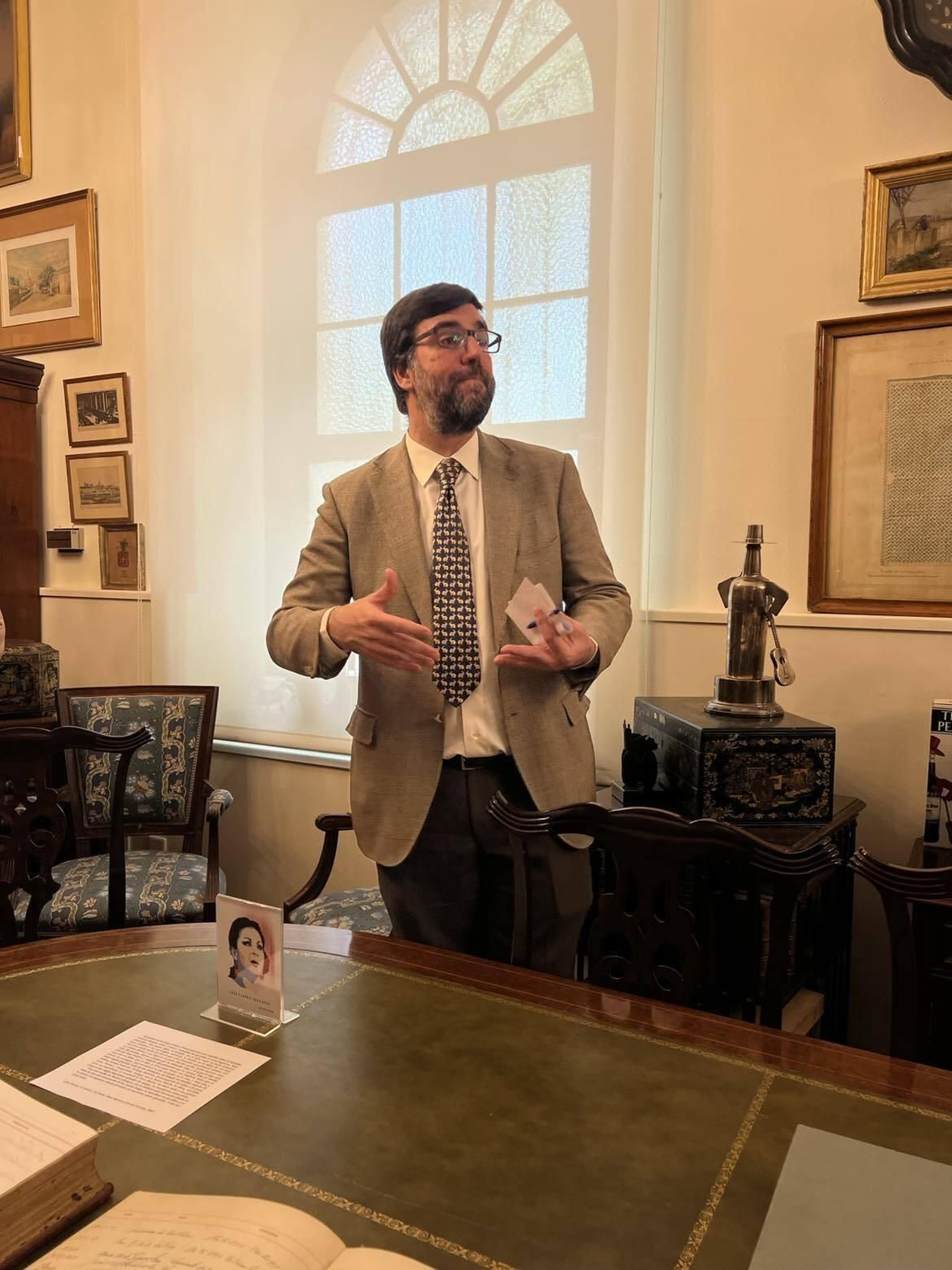 Jesús Anguita, archivero de la Fundación González Byass.