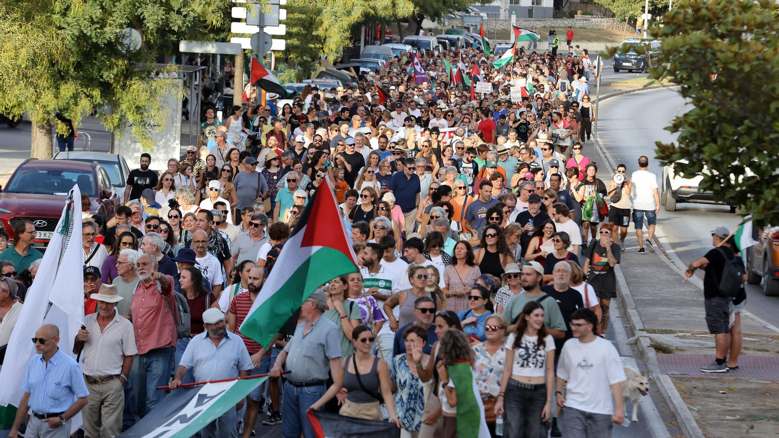 Imágenes de la manifestación 'Jerez con Palestina STOP Genocidio'