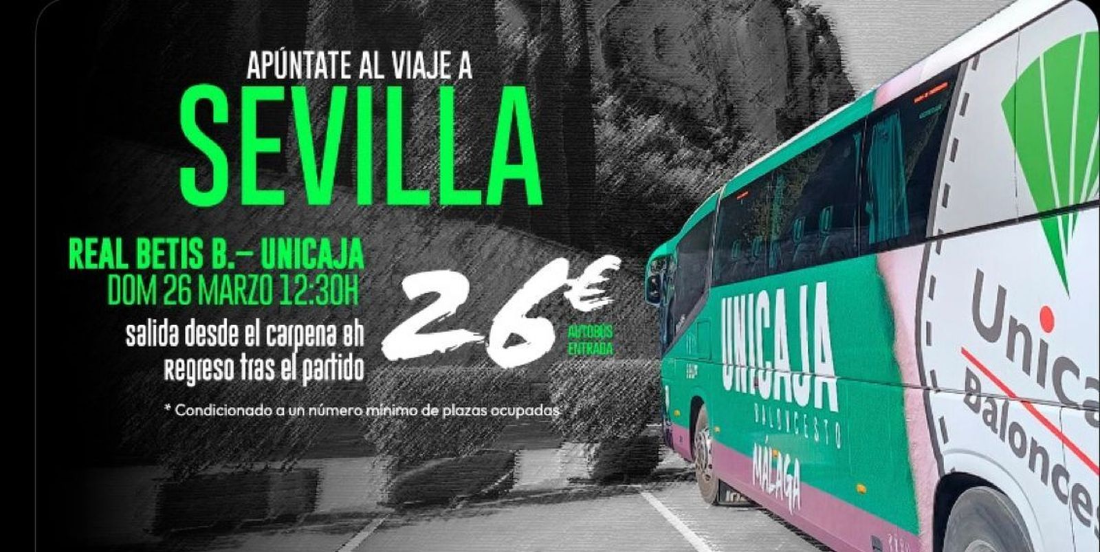 Pack especial para asistir al Betis-Unicaja