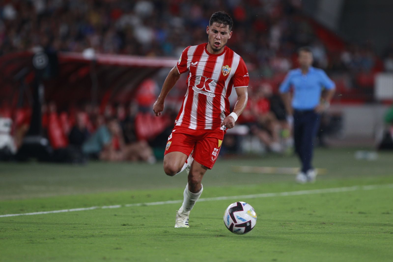 Imágenes del partido de fútbol U.D. Almería-Girona F.C.