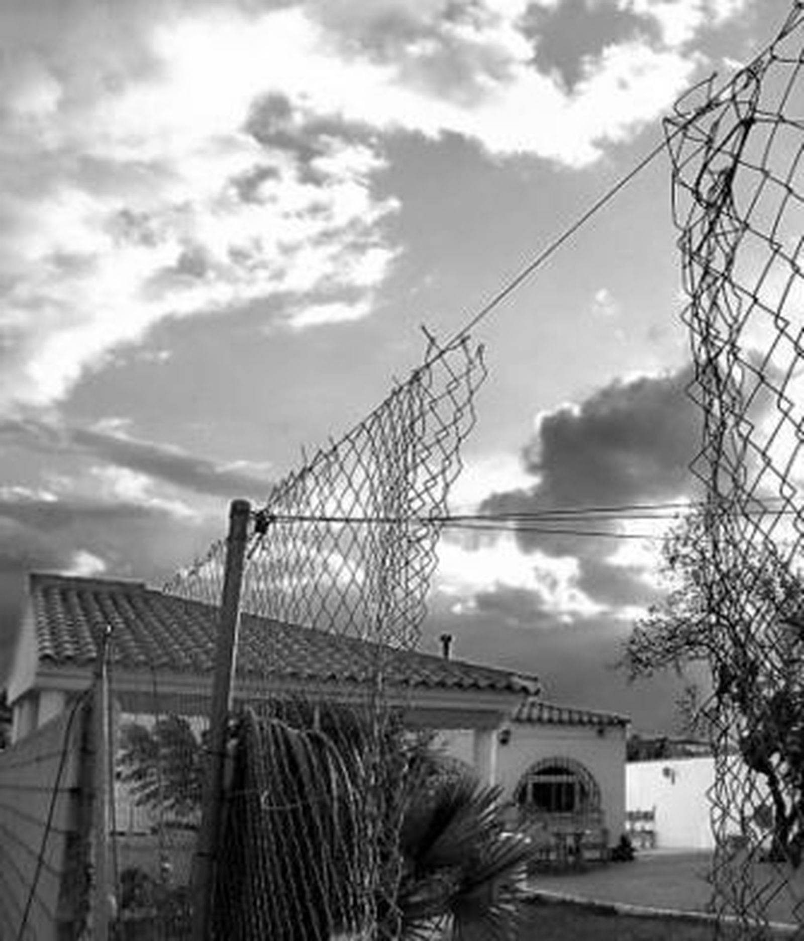 Una de las viviendas en las que robaron el pasado viernes.