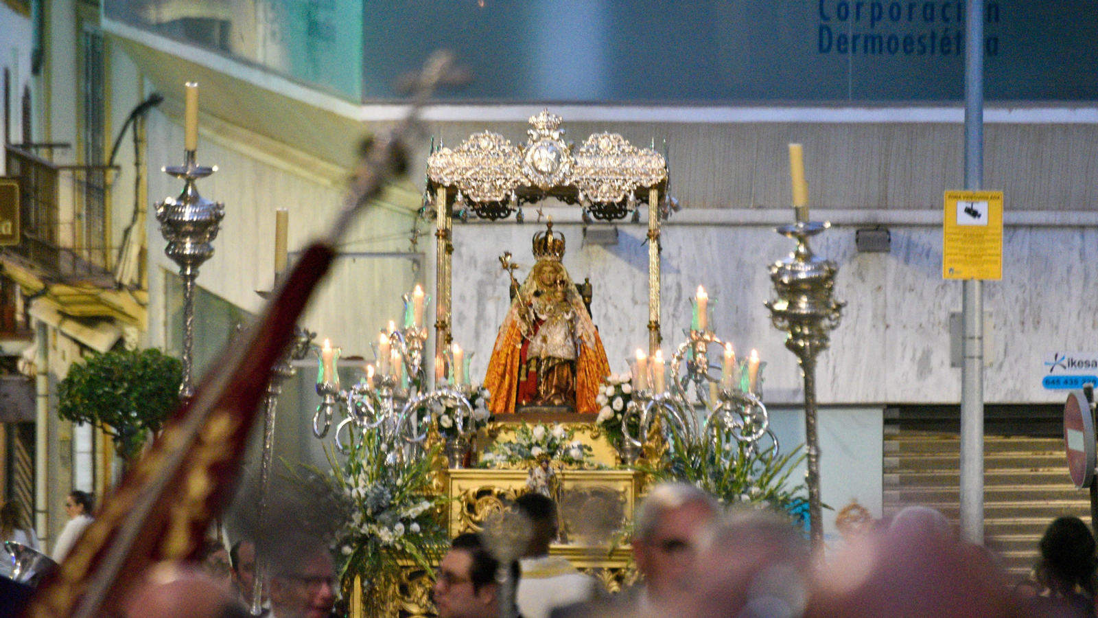 Procesión de La Virgen del Rosario de Europa en Algeciras