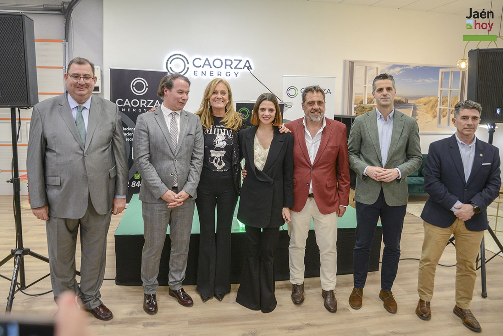 Inauguración de las instalaciones de la empresa Caorza Energy.