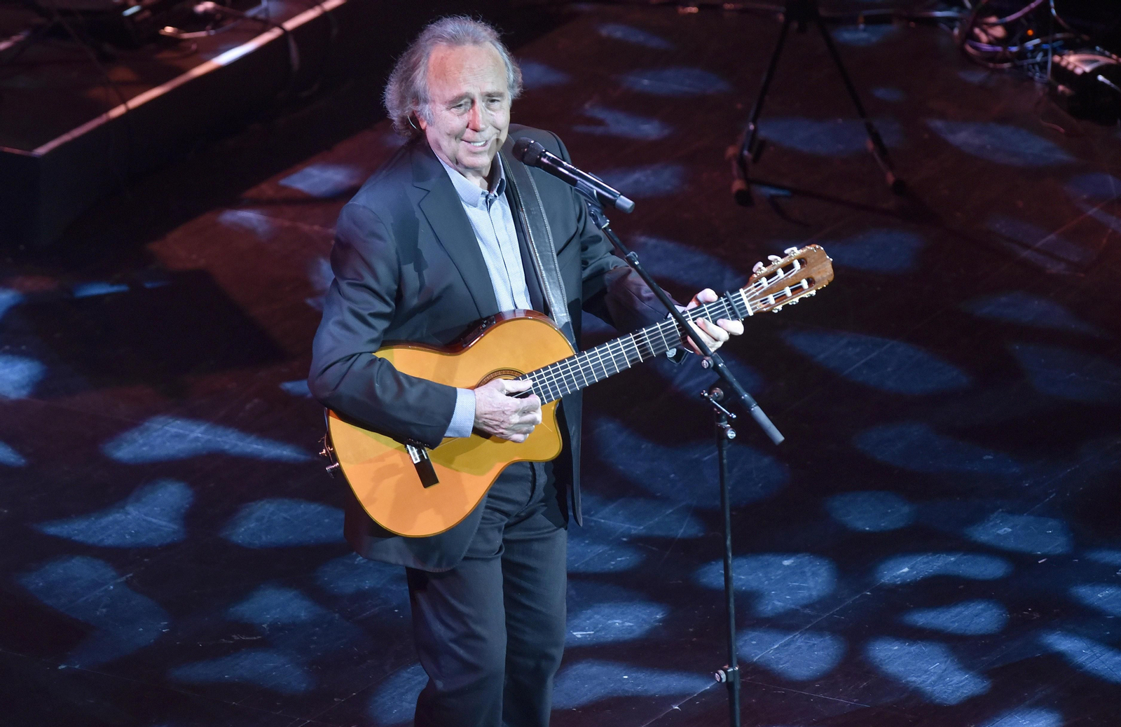Joan Manuel Serrat, en el auditorio de Fibes.