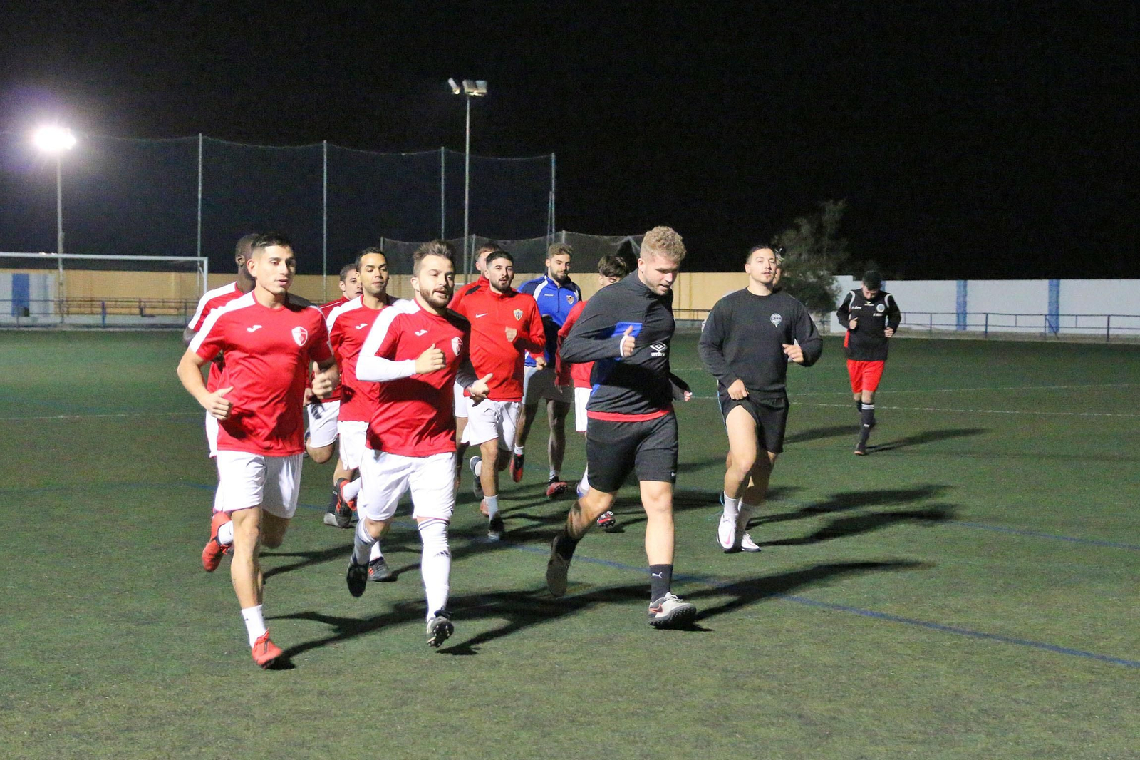 Fotogalería del tándem Crusat&Edu Fenoy como entrenadores del Sporting de Almería