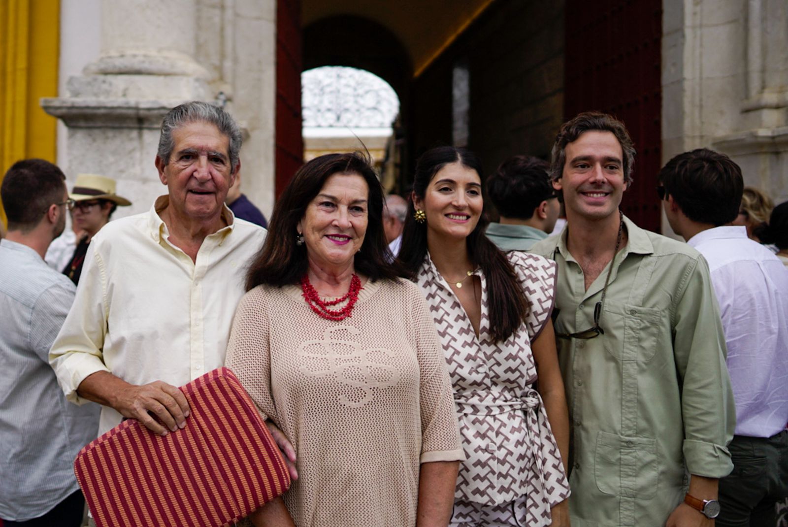 José Joaquín Gallardo, Reyes Navarro, Laura Gallardo y Alberto Thode