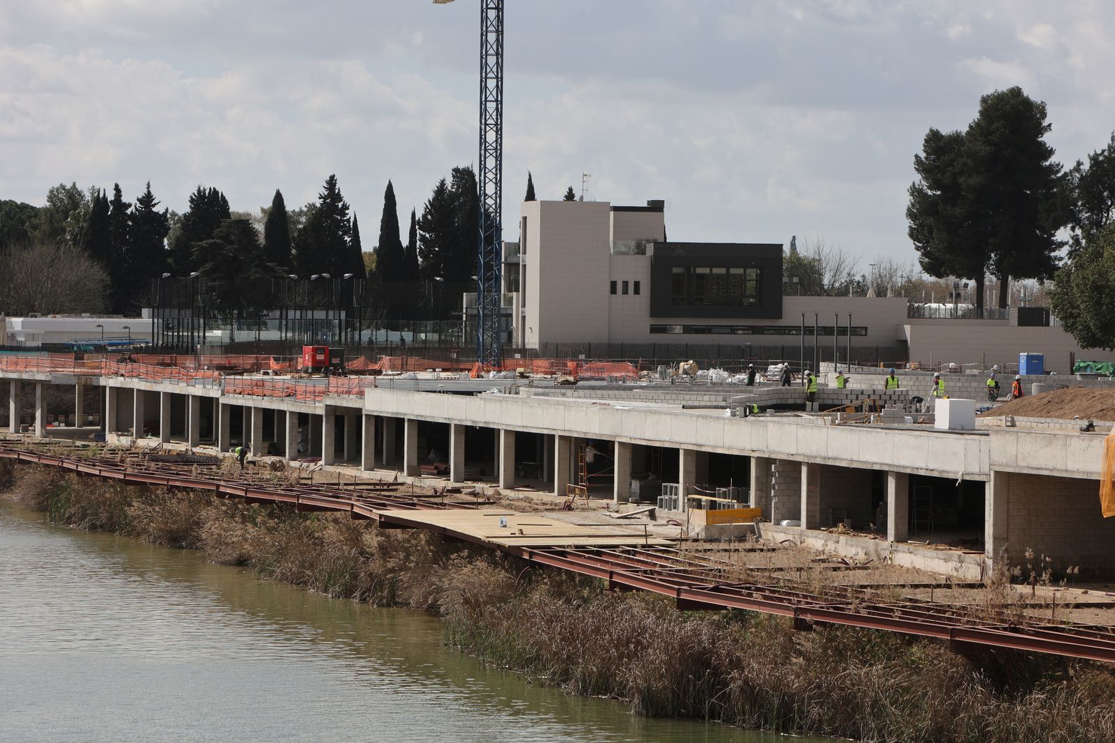 Obras en el Jardín de Las Cigarreras