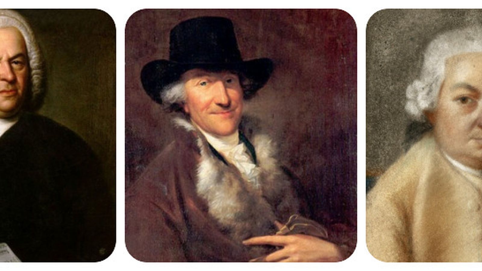 Johann Sebastian, Wilhelm Friedemann y Carl Philipp Emanuel Bach, protagonistas en el Espacio Turina.