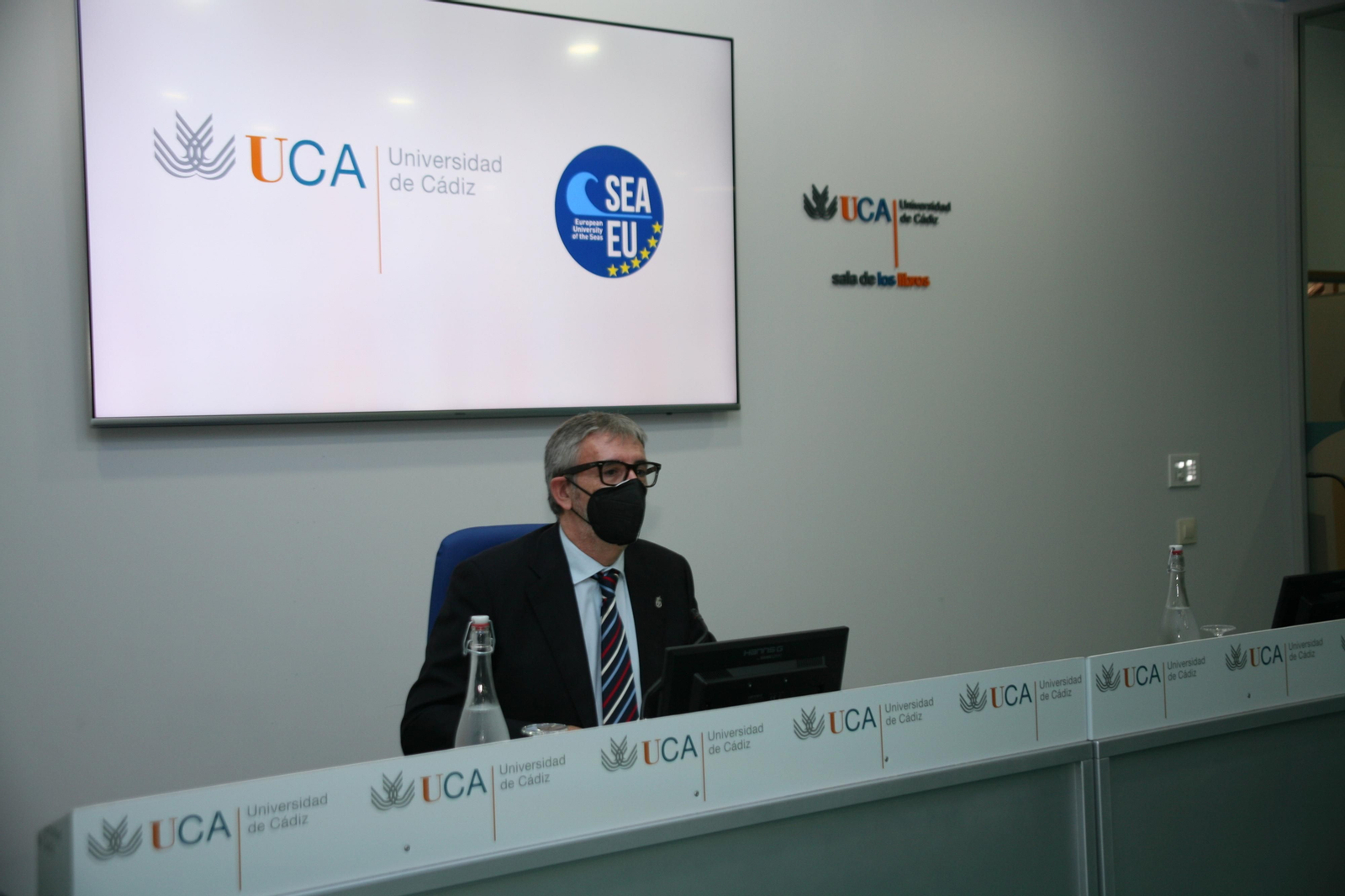 Francisco Piniella, durante su comparecencia ante los medios.