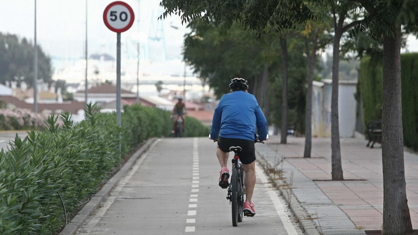 El paseo de San García, en Algeciras.