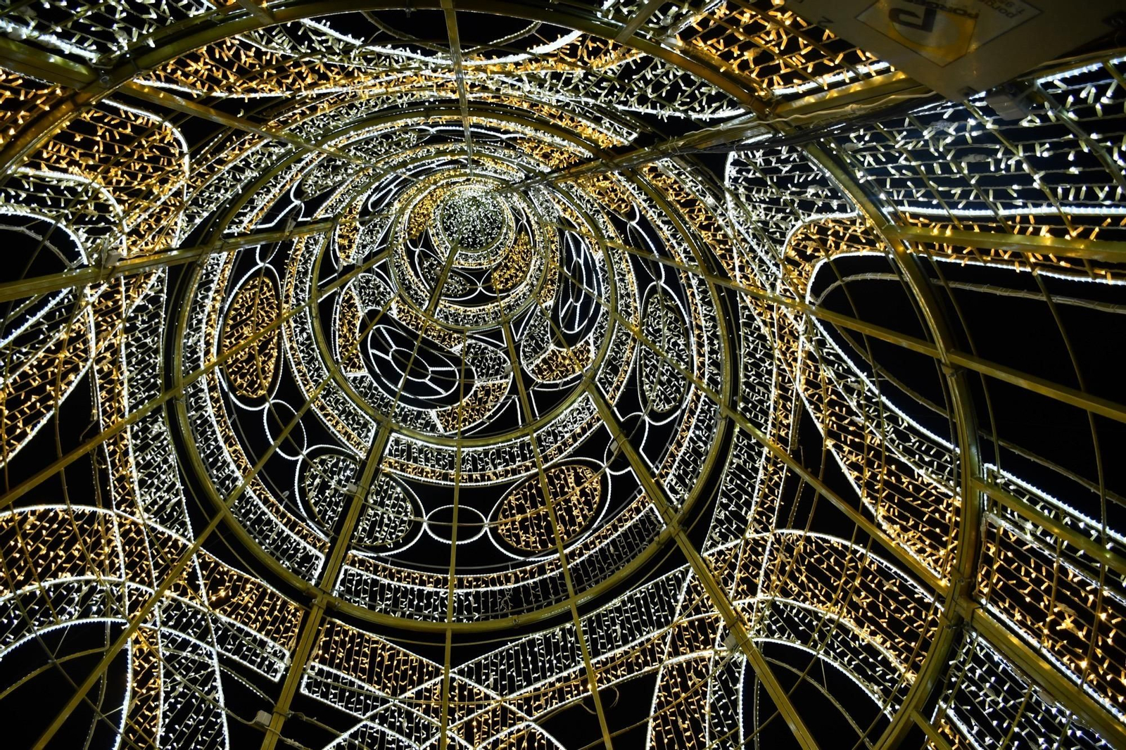 El encendido del alumbrado de Navidad en San Roque