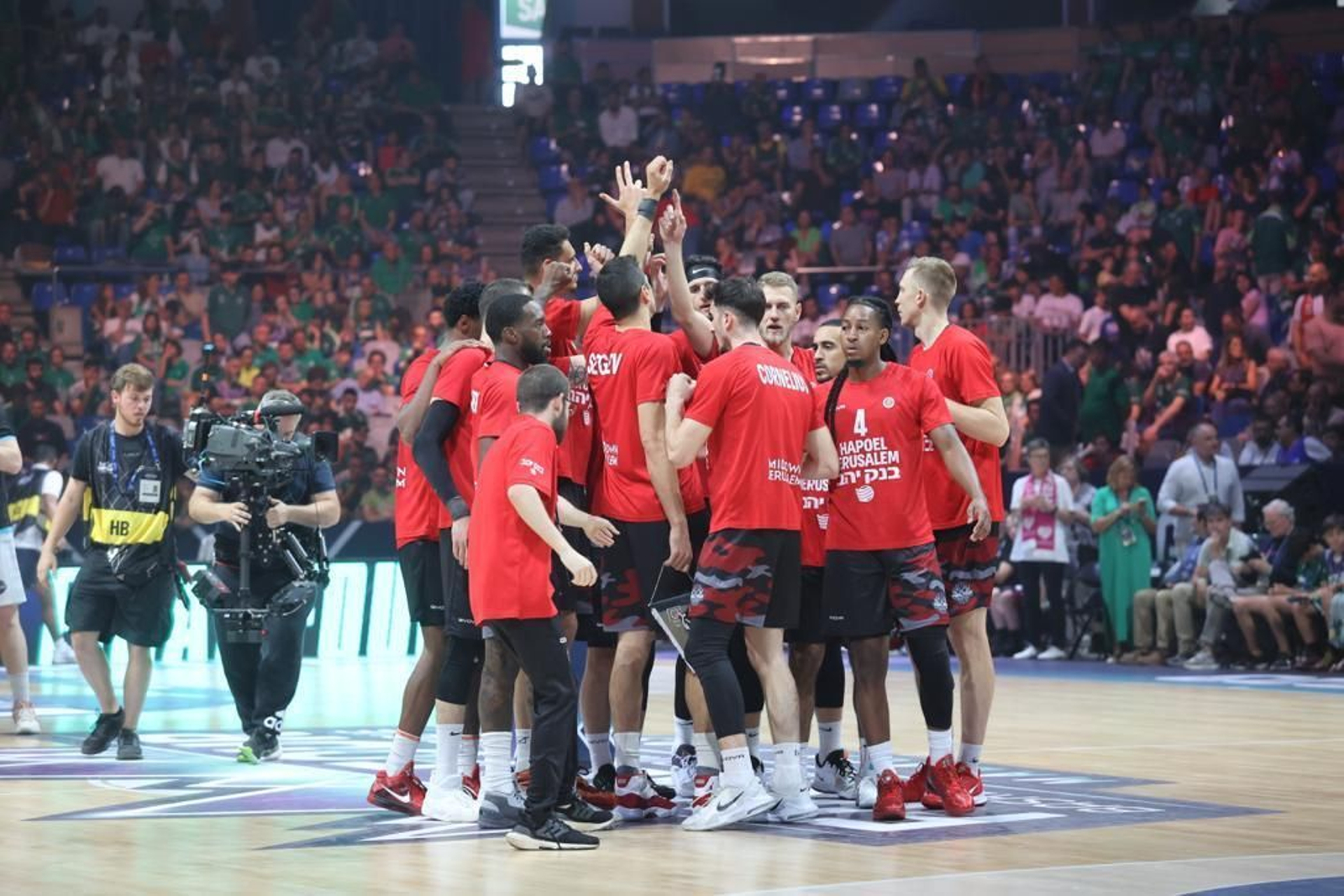 El Hapoel, en la Final Four de Málaga.