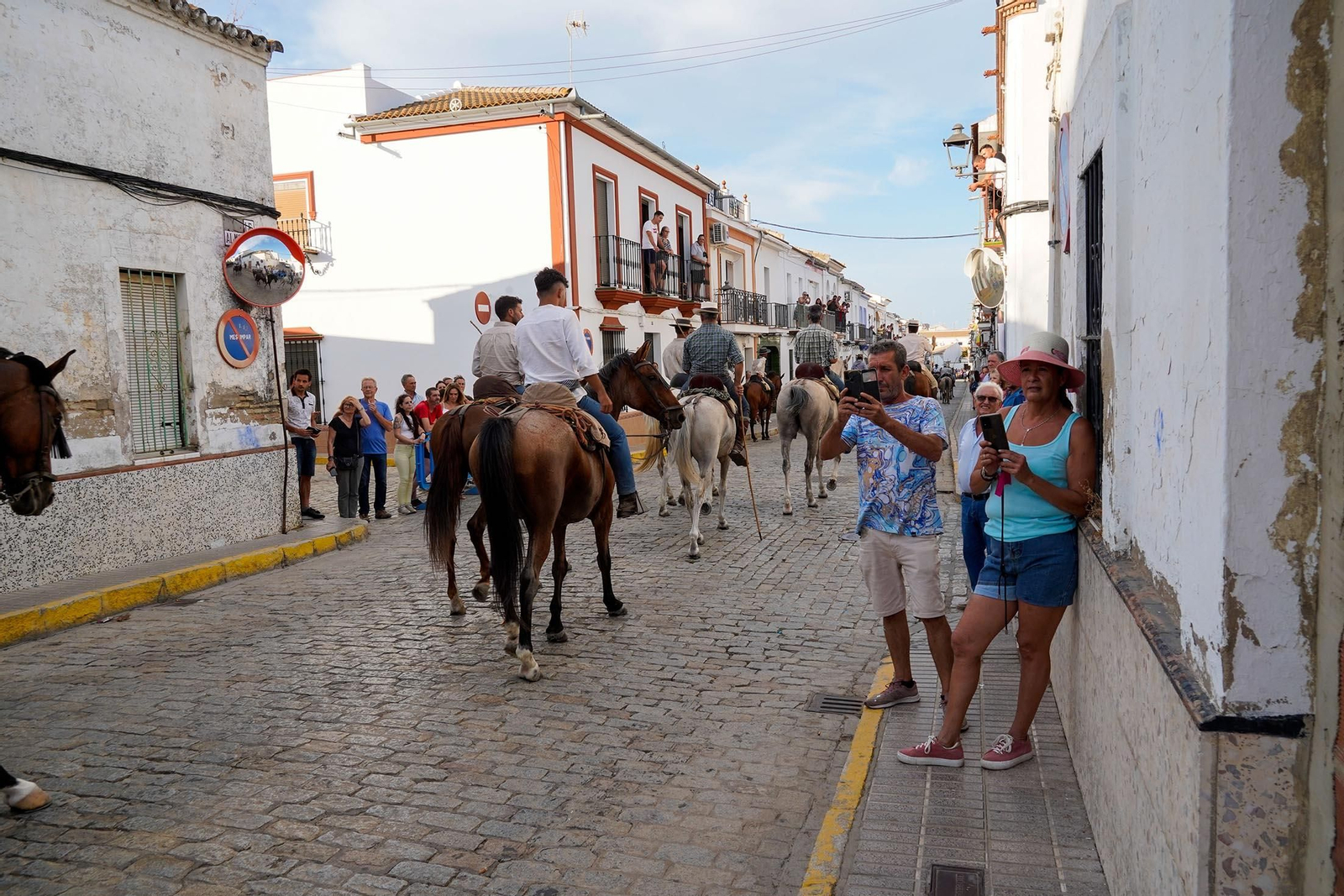 Las imágenes más destacas de la recogida de las yeguas en Hinojos