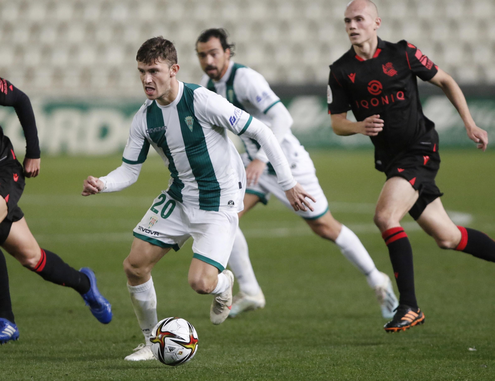 Las fotografías de la derrota del Córdoba CF ante la Real Sociedad en Copa del Rey