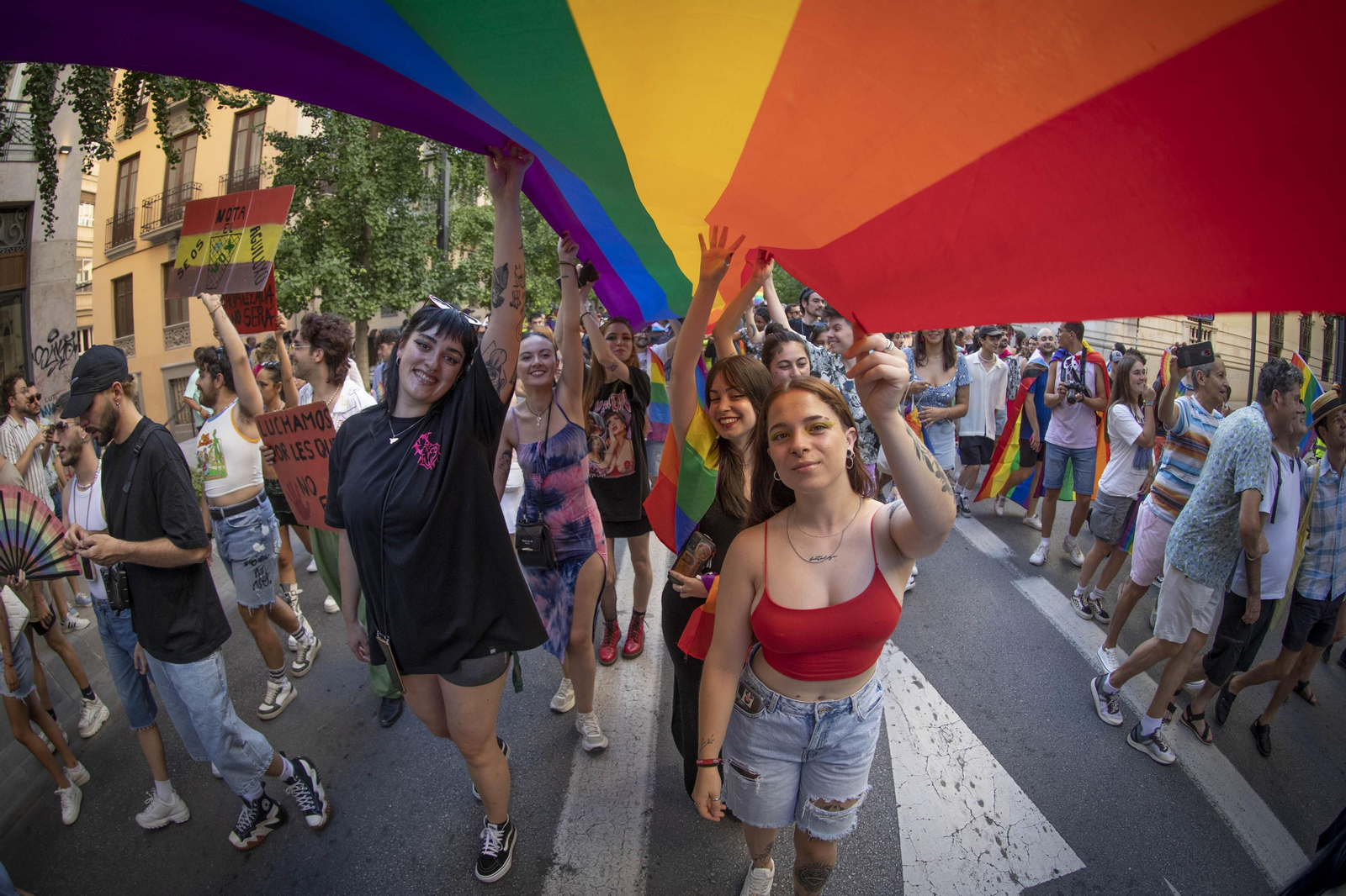Manifestación del Orgullo en Granada, en imágenes