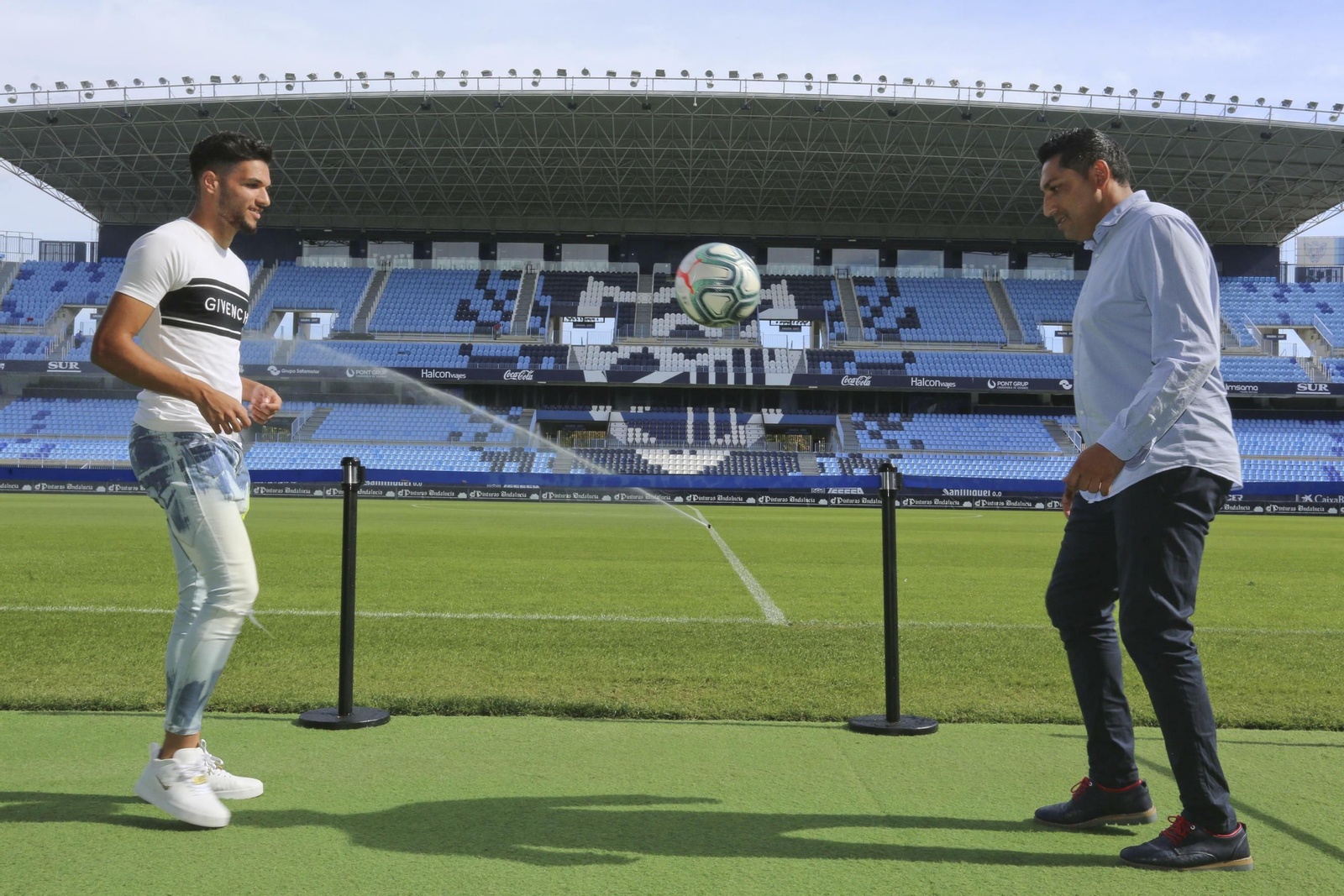 Las fotos de la entrevista a Antoñín y Basti.