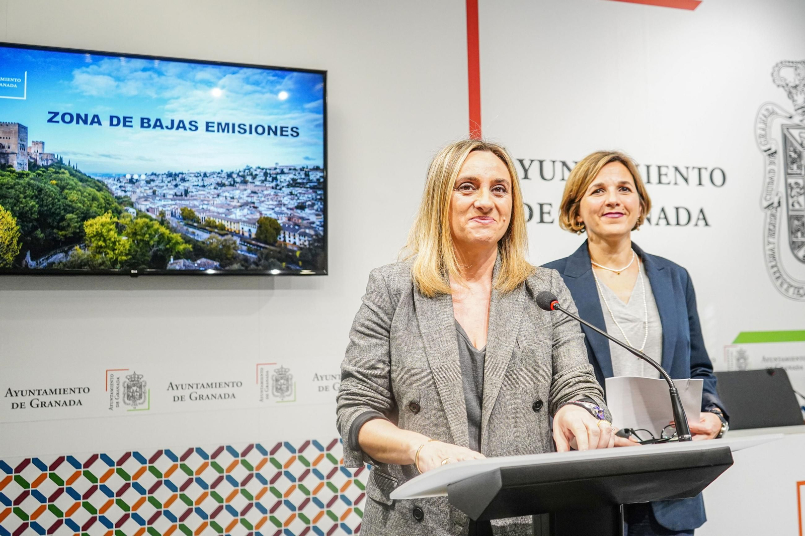 Marifrán Carazo presenta la Zona de Bajas Emisiones de Granada