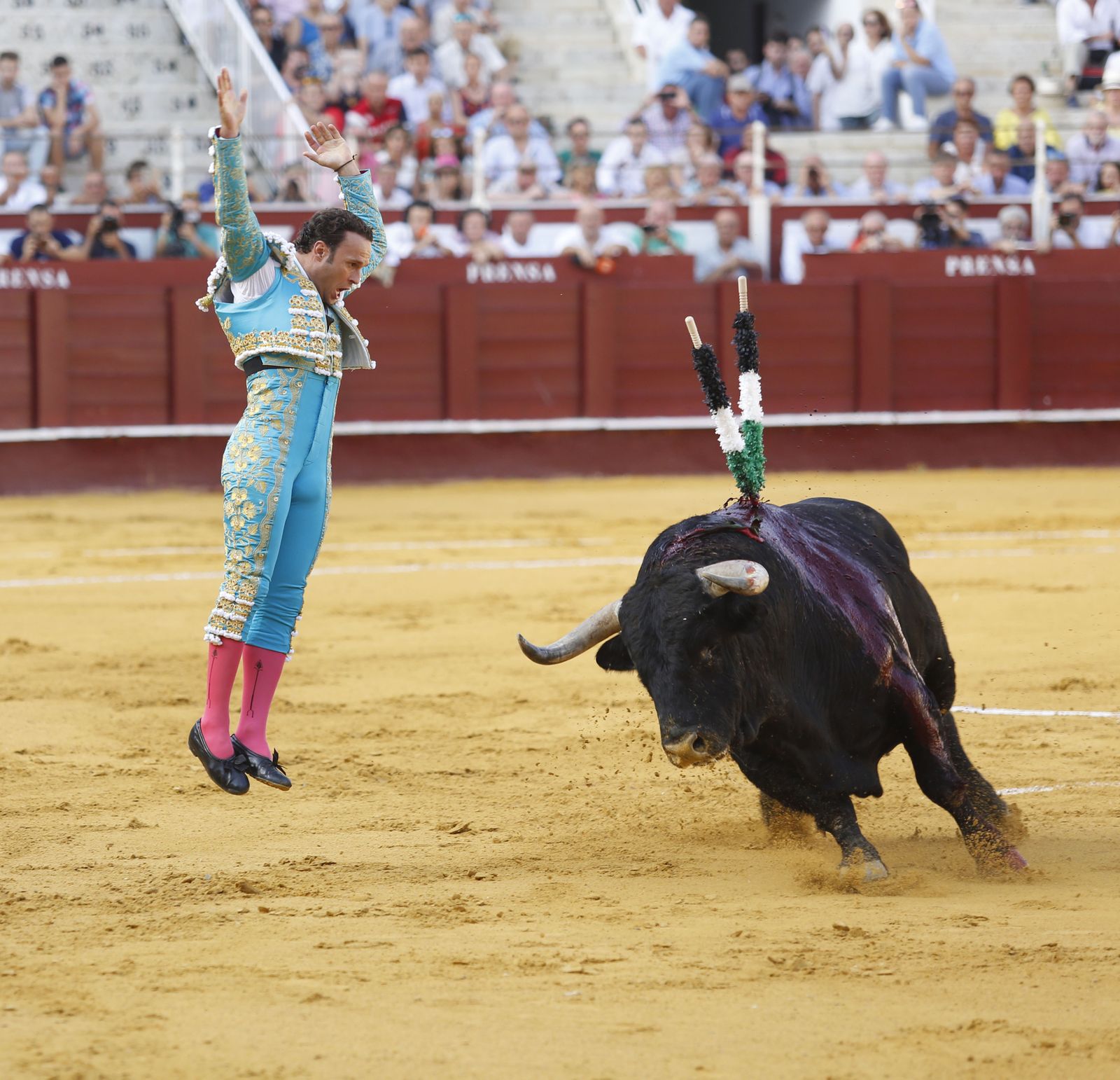 Tercio de banderillas de Antonio Ferrera.