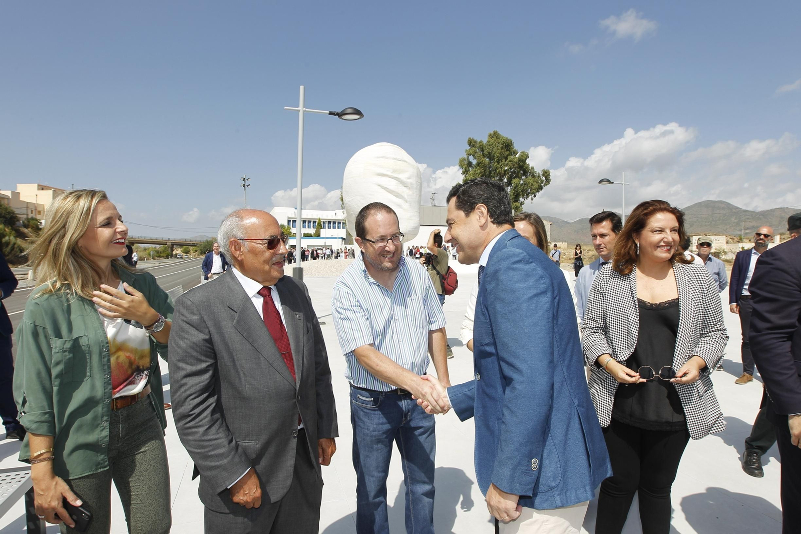 Inauguración escultura 'La Mujer del Almanzora'. Olula del Río