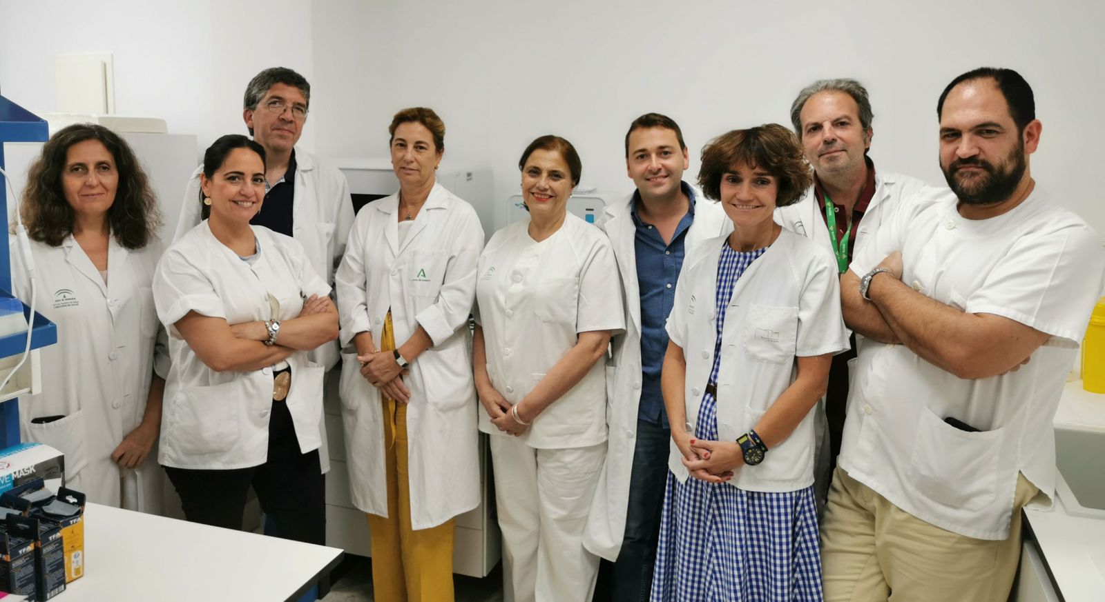 Equipo de profesionales de este servicio diagnóstico.