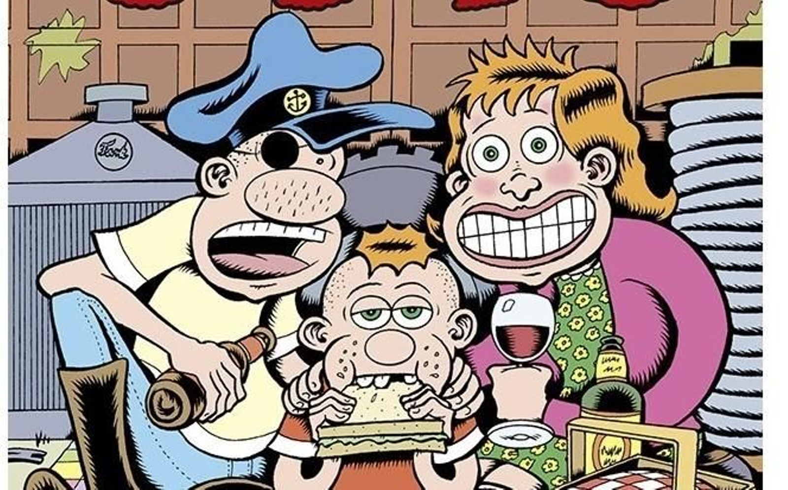 Detalle de la portada del cómic.