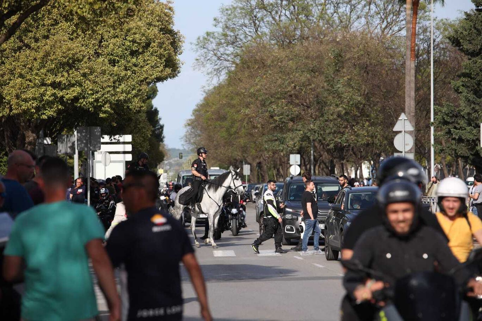 Ambiente motero del viernes del Gran Premio de MotoGP en Jerez