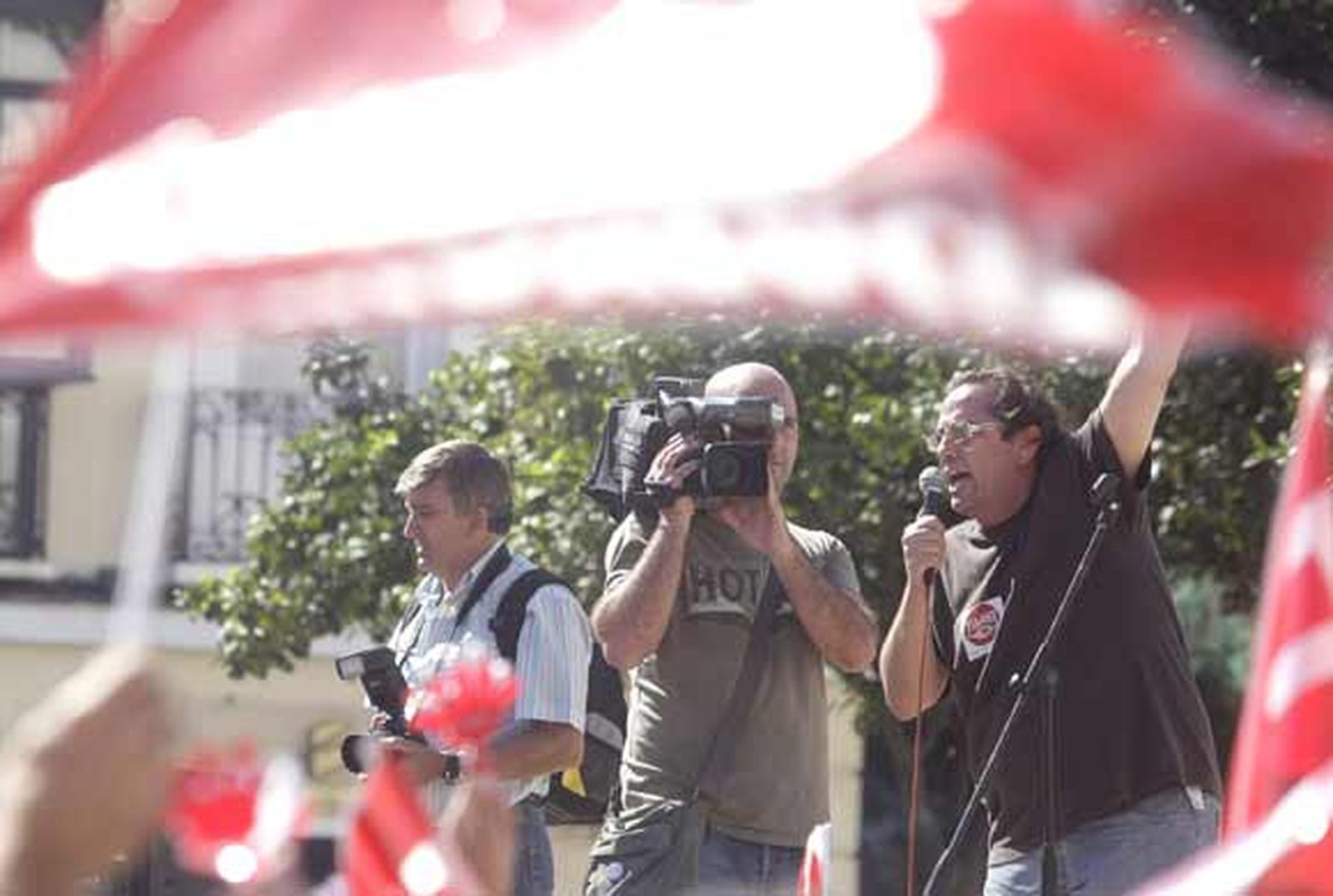 La protesta sindical no paralizó la Comarca, aunque sí tuvo incidencia en la gran industria y el puerto

Foto: Erasmo Fenoy