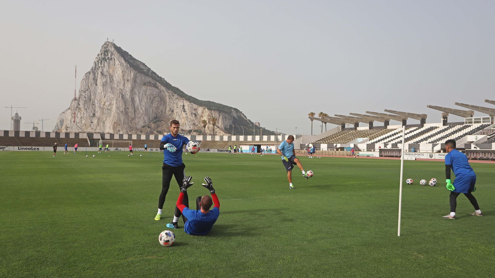 Fotos del inicio de la pretemporada de la Balona