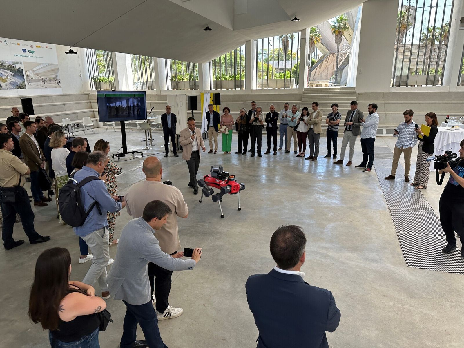 Demostración en las sesiones de trabajo.