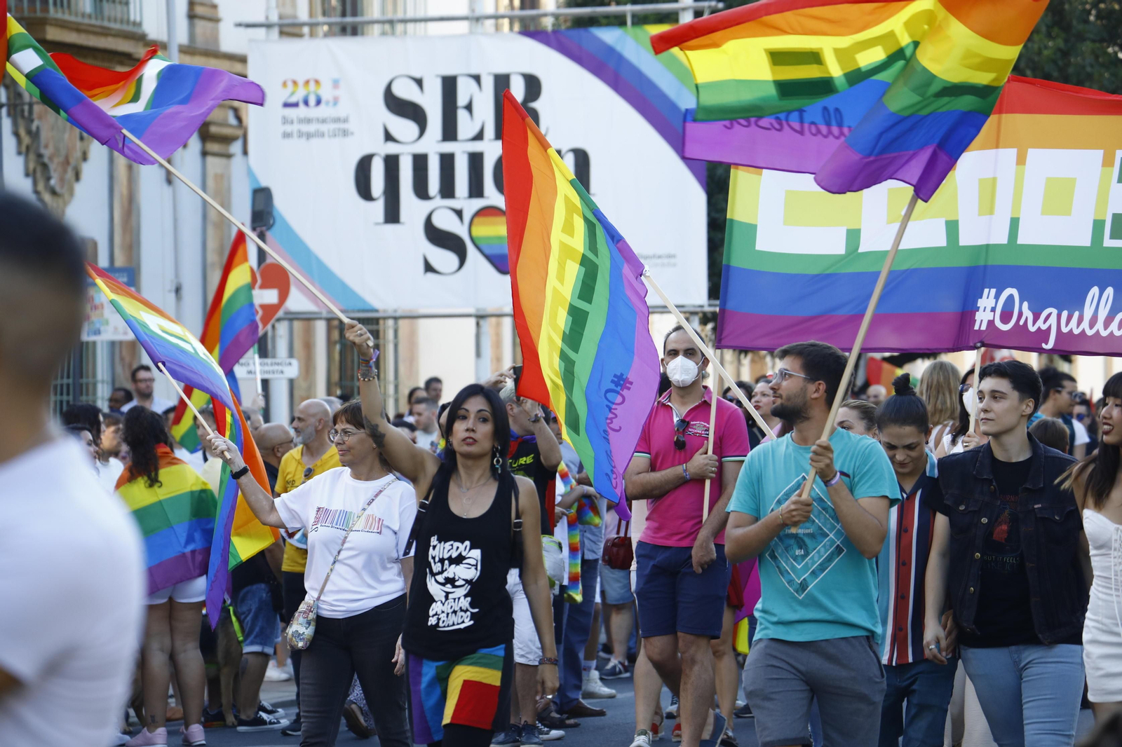 La marcha del Orgullo LGTBIQ+ de Córdoba, en imágenes