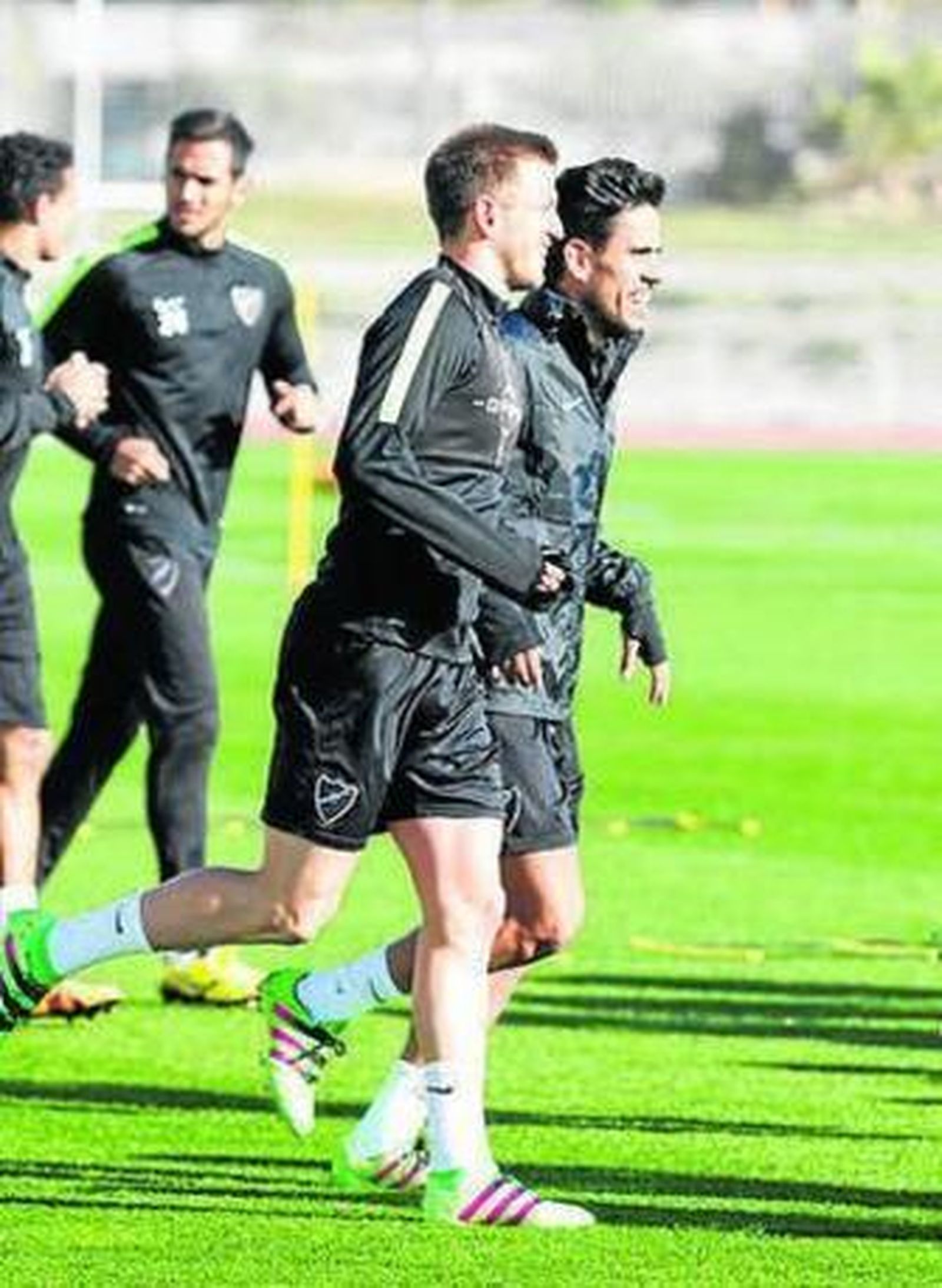 Camacho, junto a Recio.