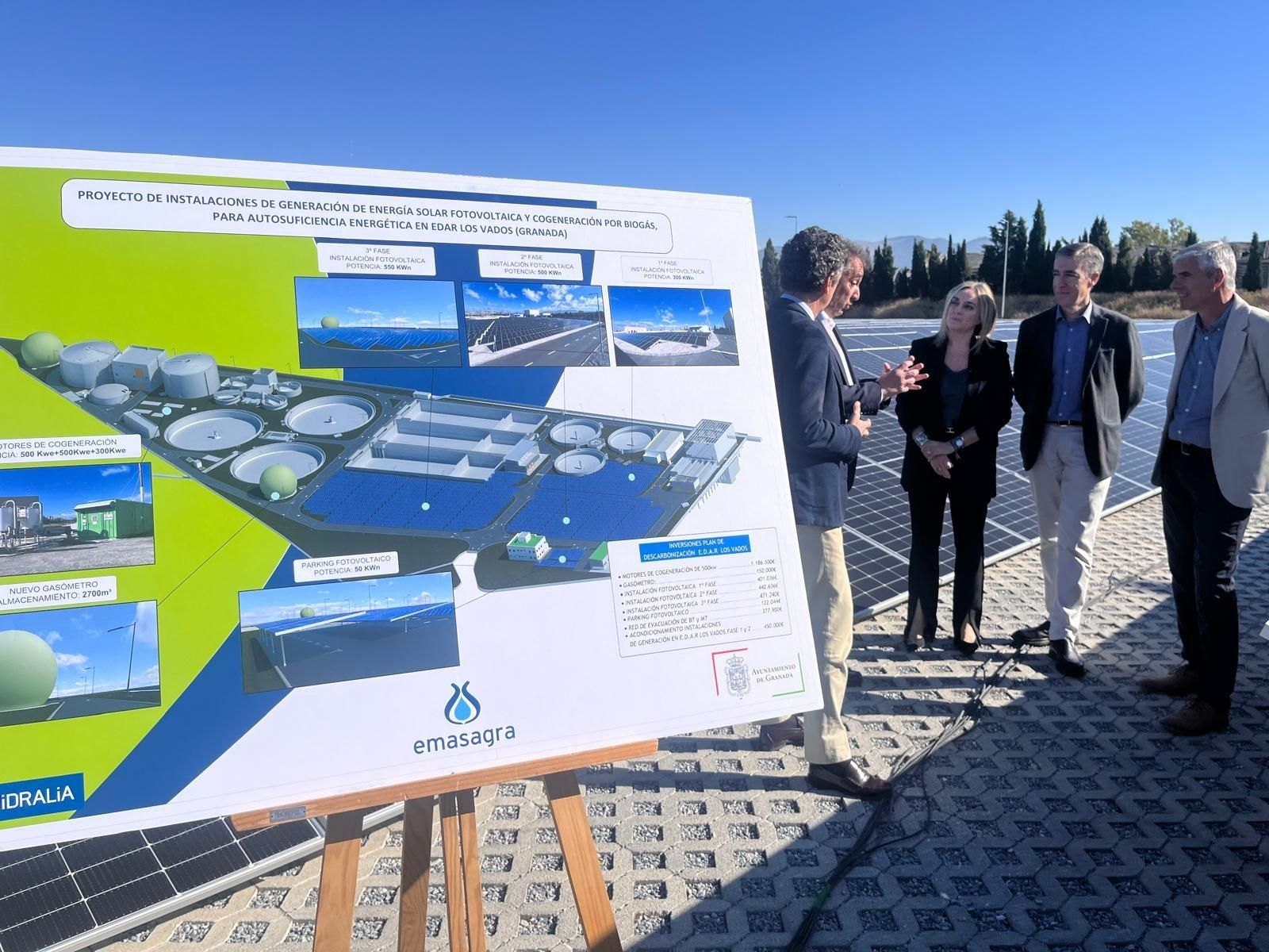 Carazo y Torres, en la planta de Los Vados