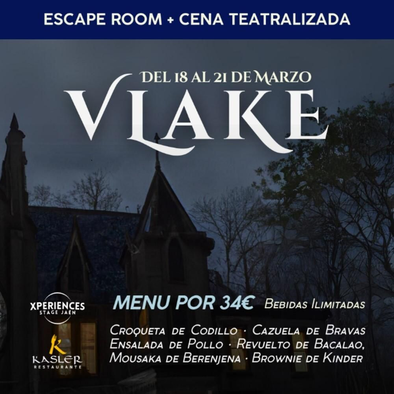Descubre este escape room con cena teatralizada en Jaén.