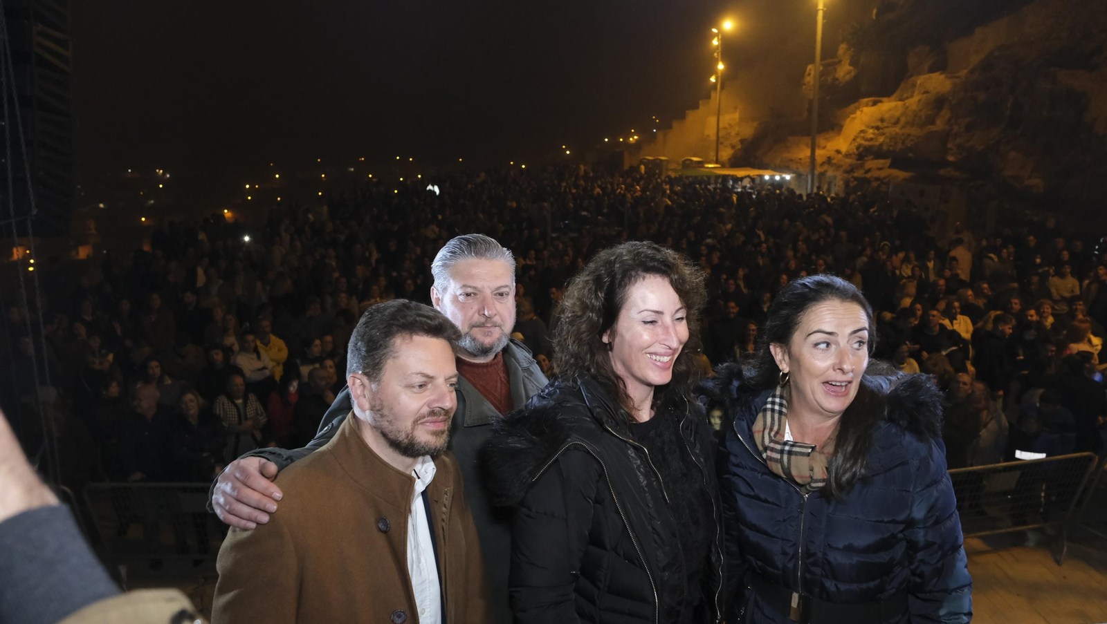 La Noche de las Candelas en el Mesón Gitano de Almería, en imágenes