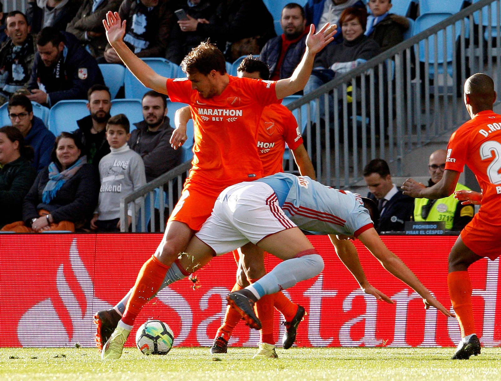 Las imágenes del Celta-Málaga