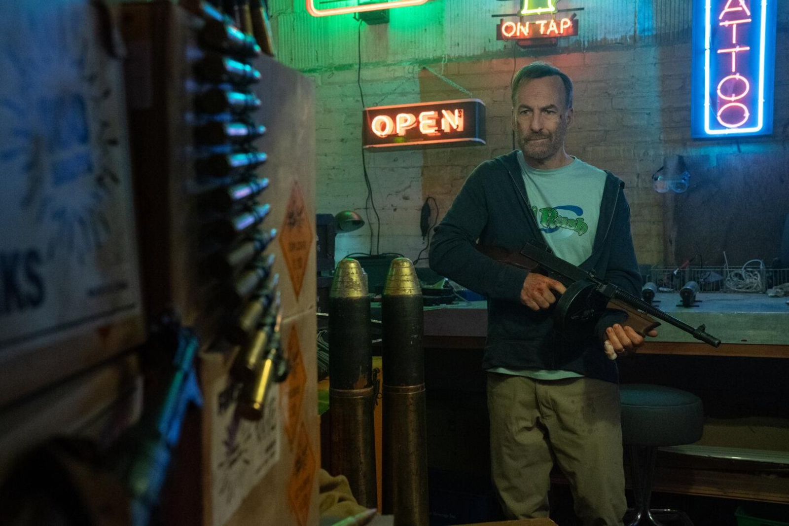 Bob Odenkirk, padre de familia y asesino letal en 'Nadie 2'.