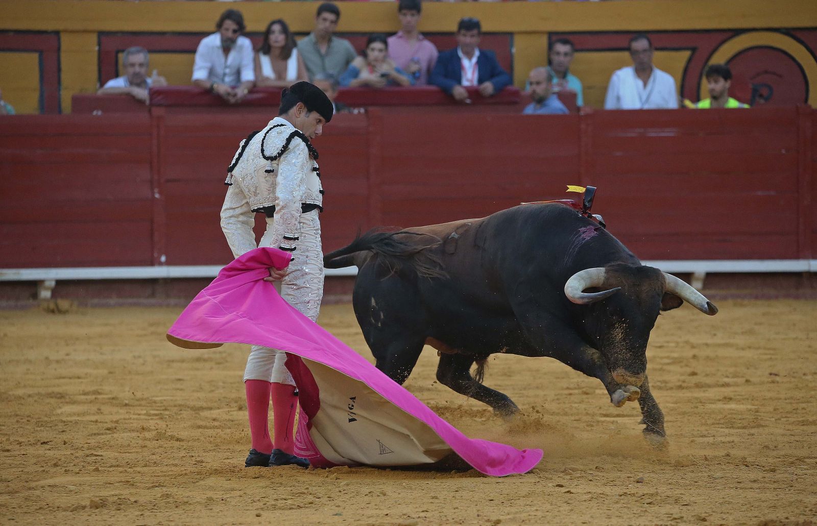 Fotos de la corrida del jueves de la Feria Taurina de Algeciras 2023:  Salvador Vega, Roca Rey y Pablo Aguado