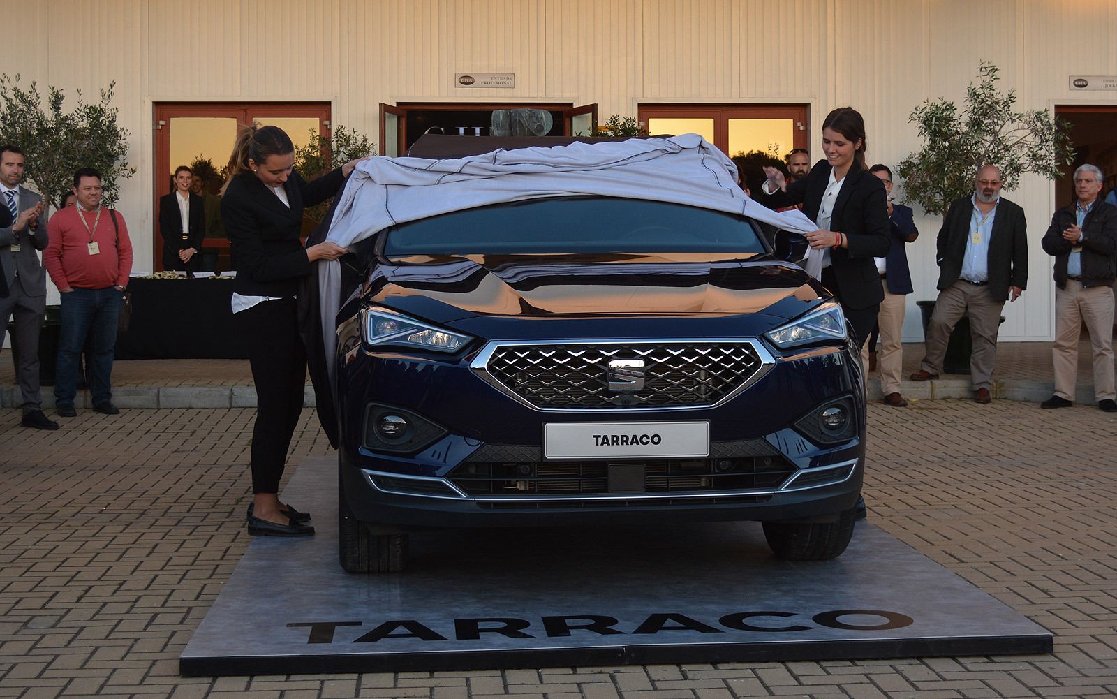 Un momento de la presentación del Tarraco en Surmovil Motor.