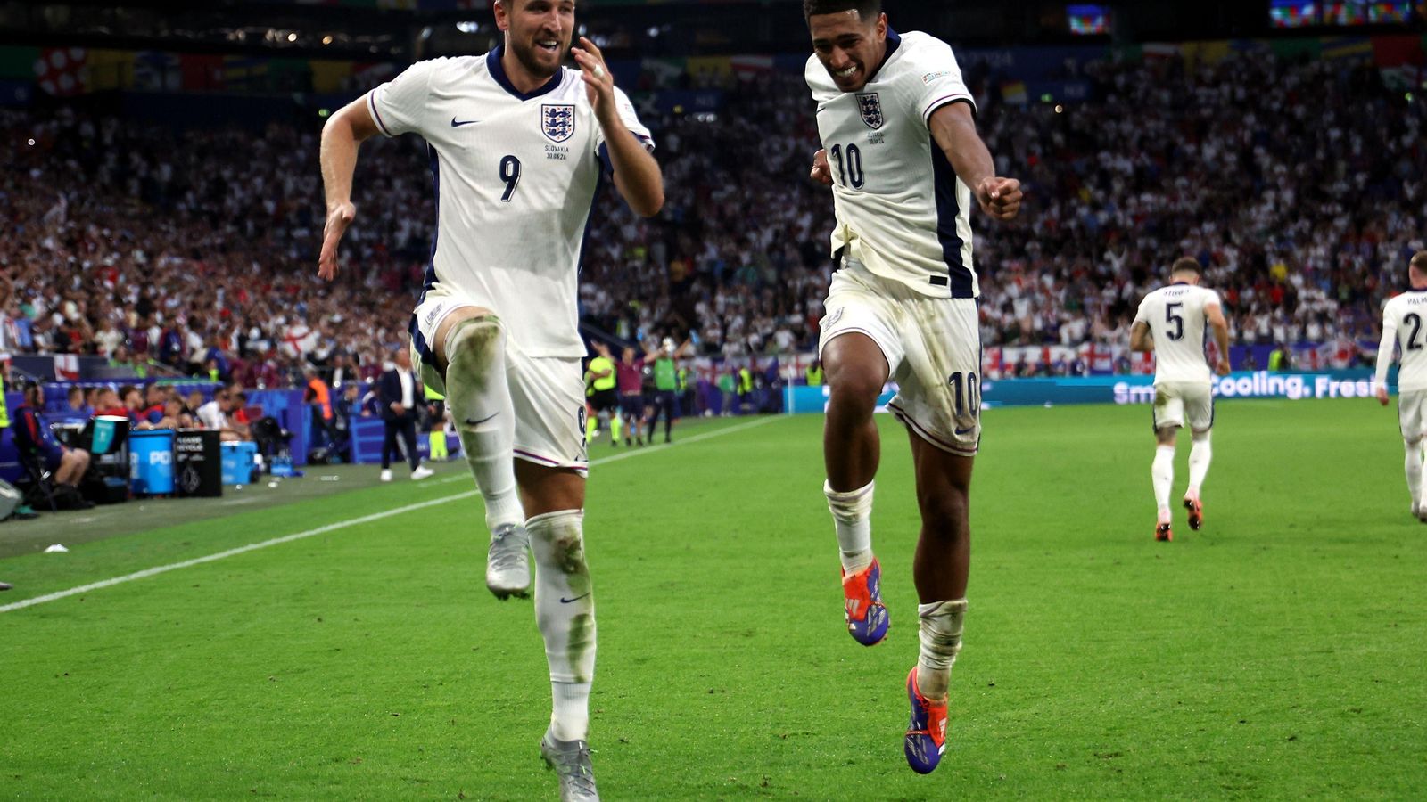Las mejores fotos del Inglaterra-Eslovaquia