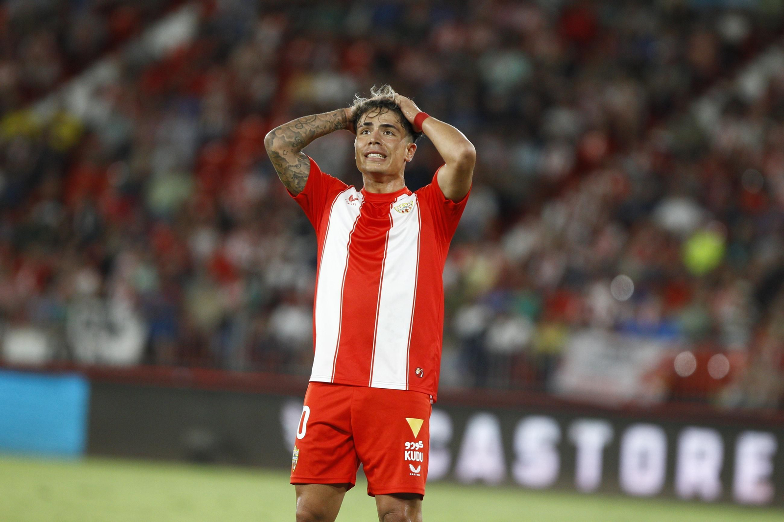 Las imágenes del partido de fútbol U.D. Almería-S.D. Eibar