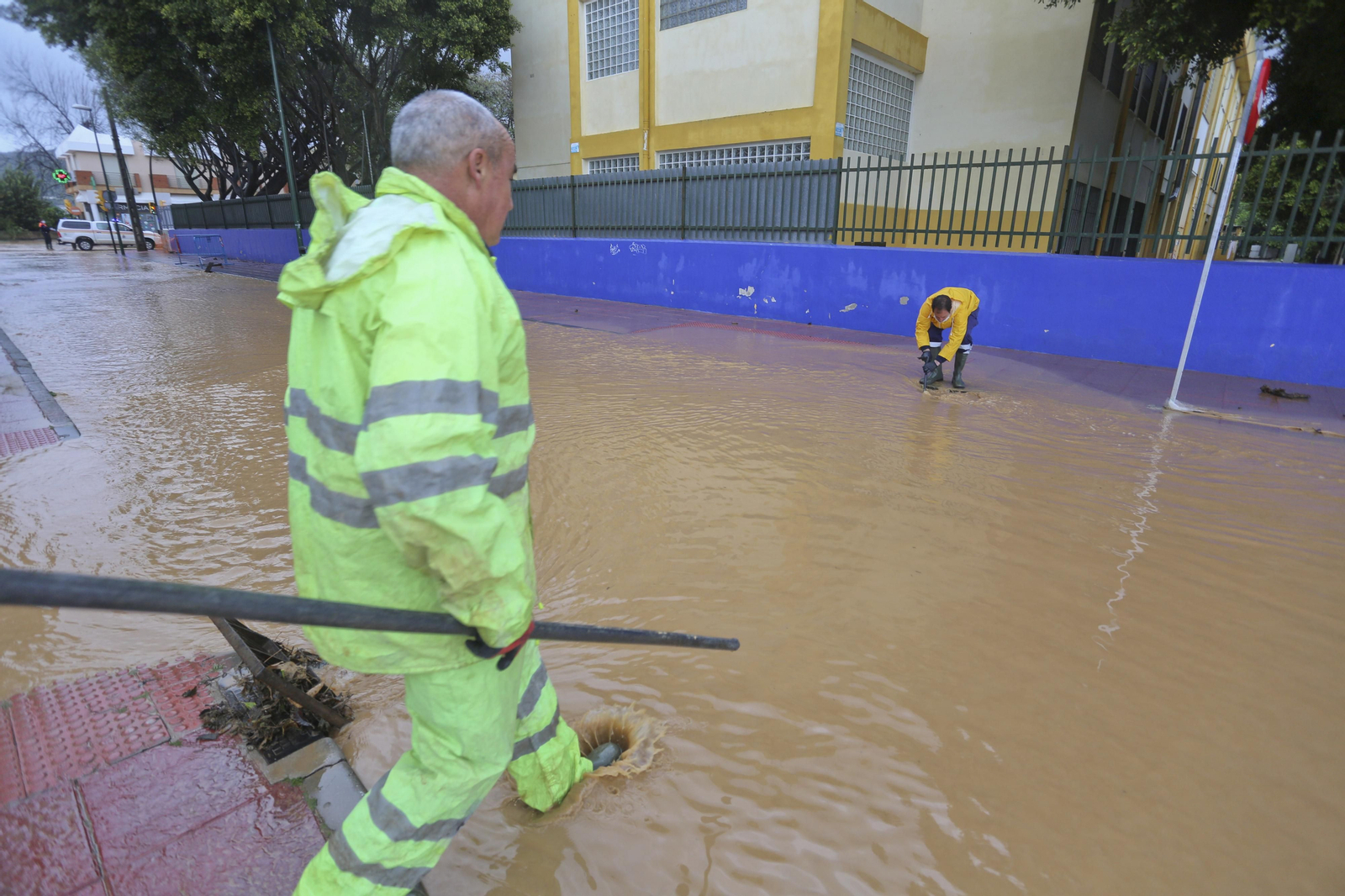 Campanillas anegada tras las lluvias, en fotos