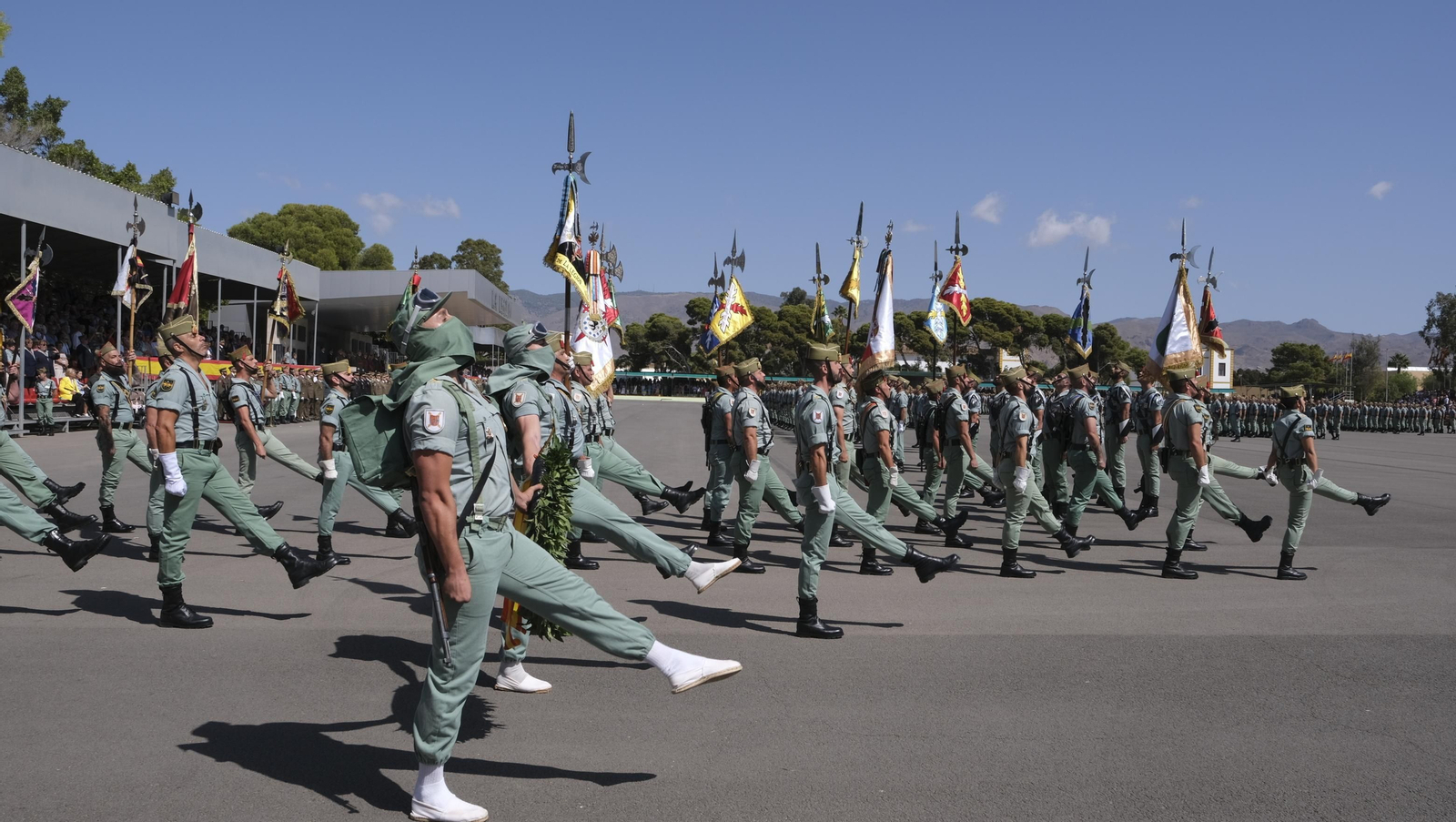 Imágenes del 102 aniversario de La Legión en Almería