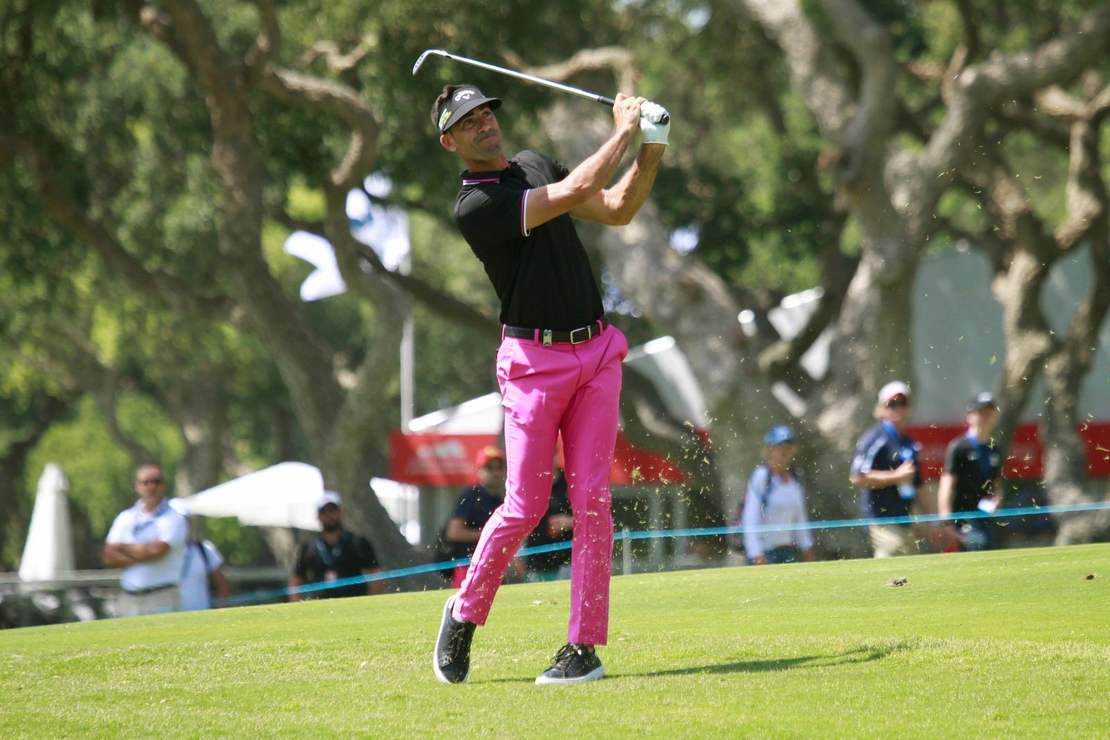 Álvaro Quirós, tras golpear en la última vuelta en Valderrama.
