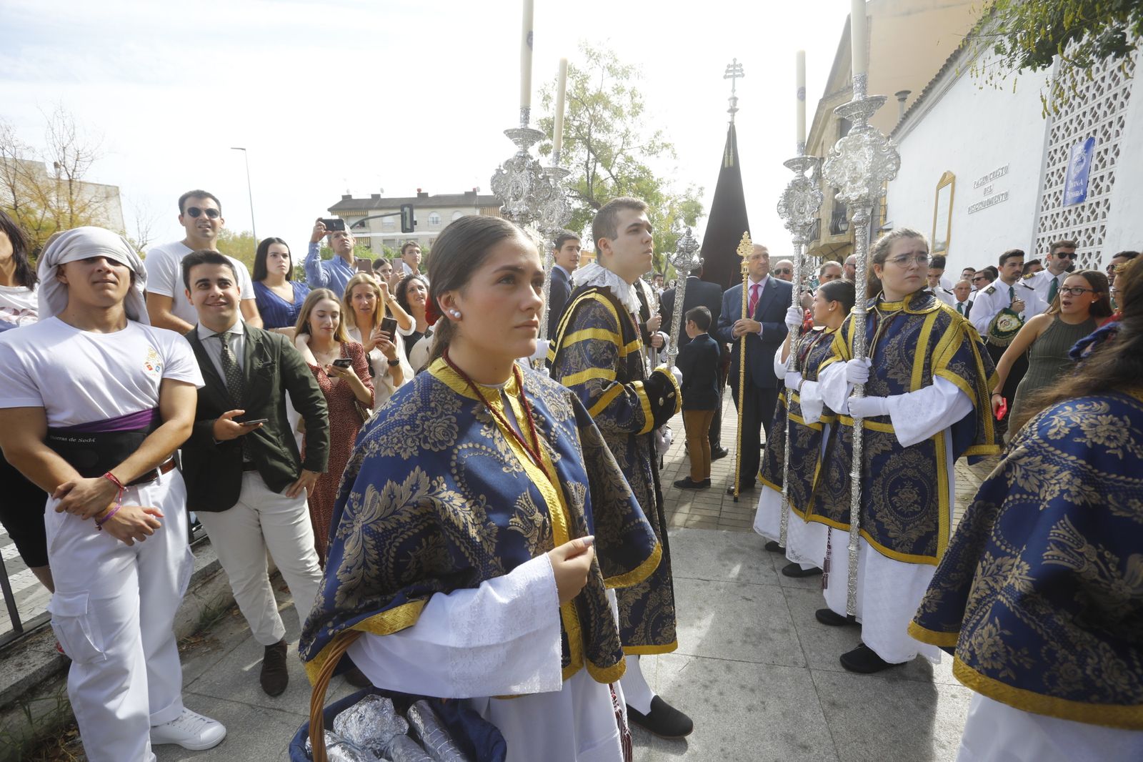 La procesión de la Divina Pastora de las Almas de Córdoba, en imágenes
