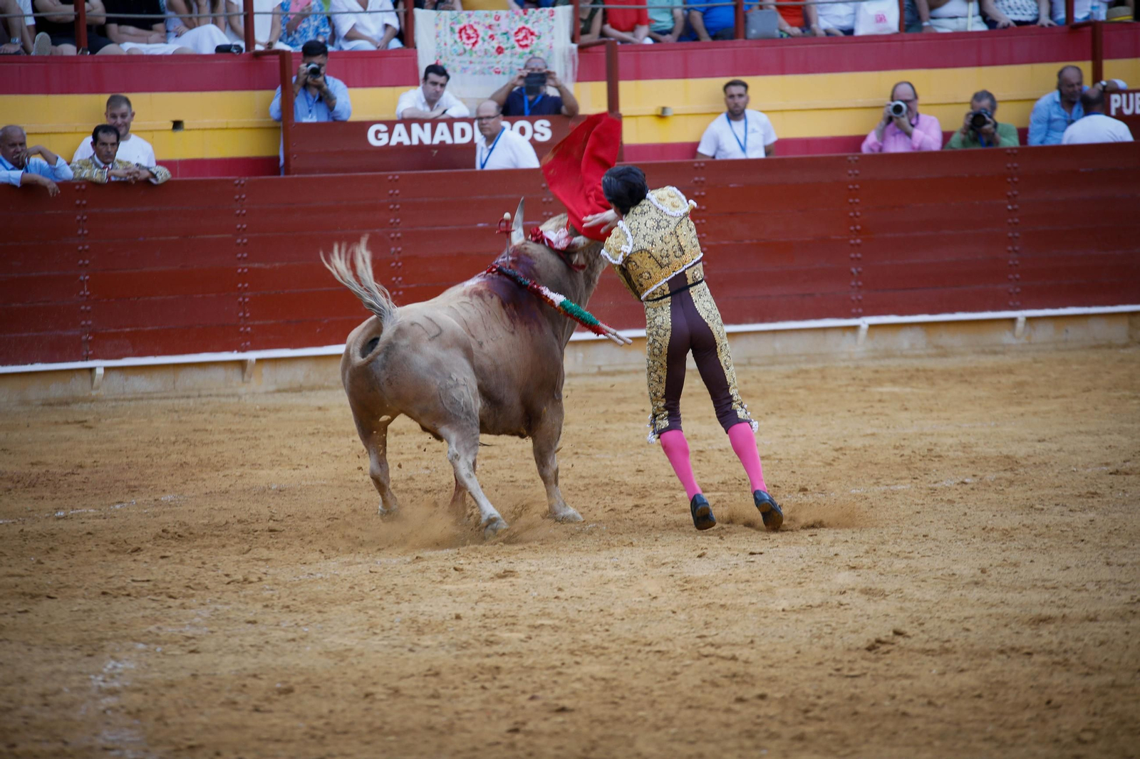 Imágenes de la corrida de toros en Roquetas de Mar