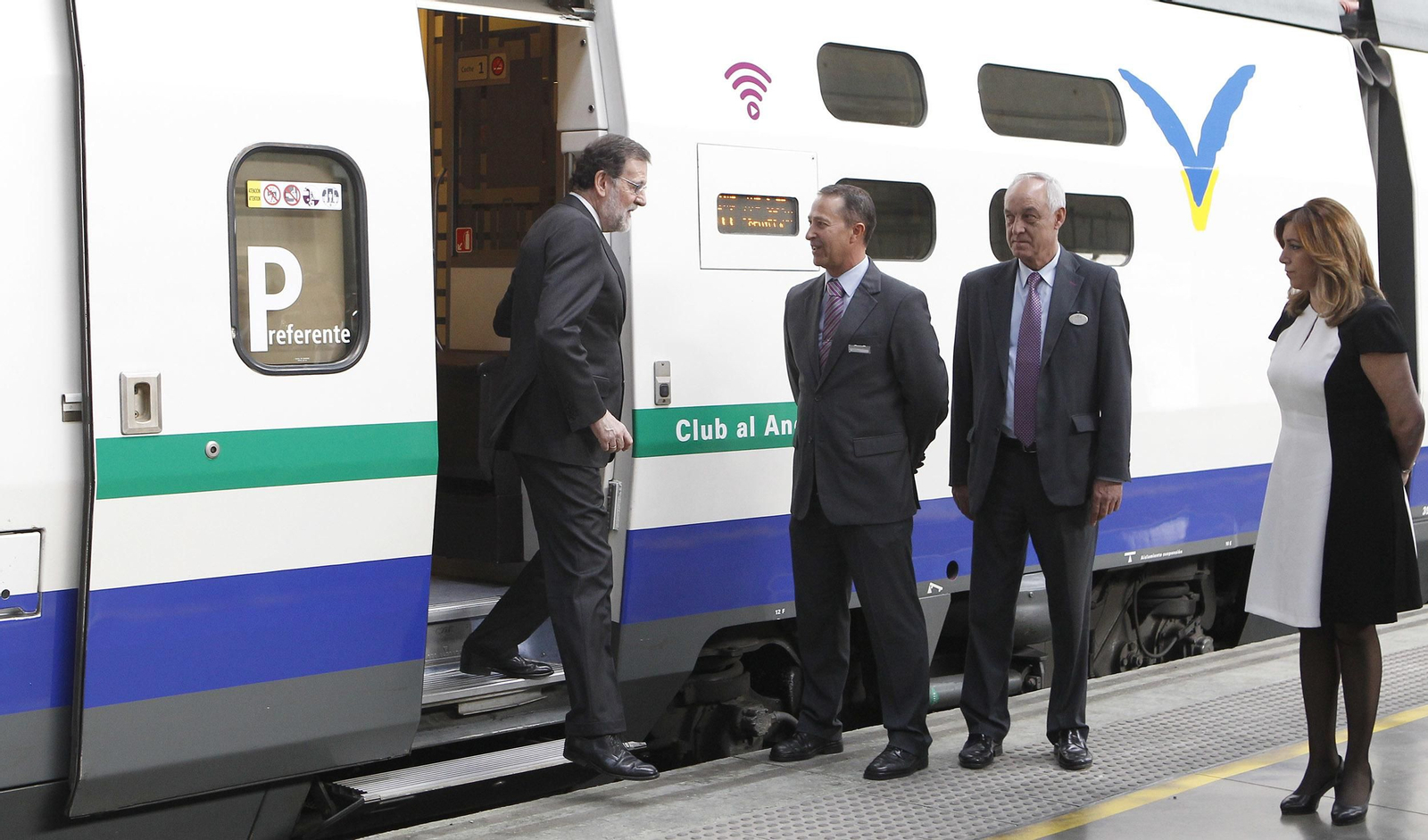 Las imágenes de la conmemoración de los 25 años del AVE