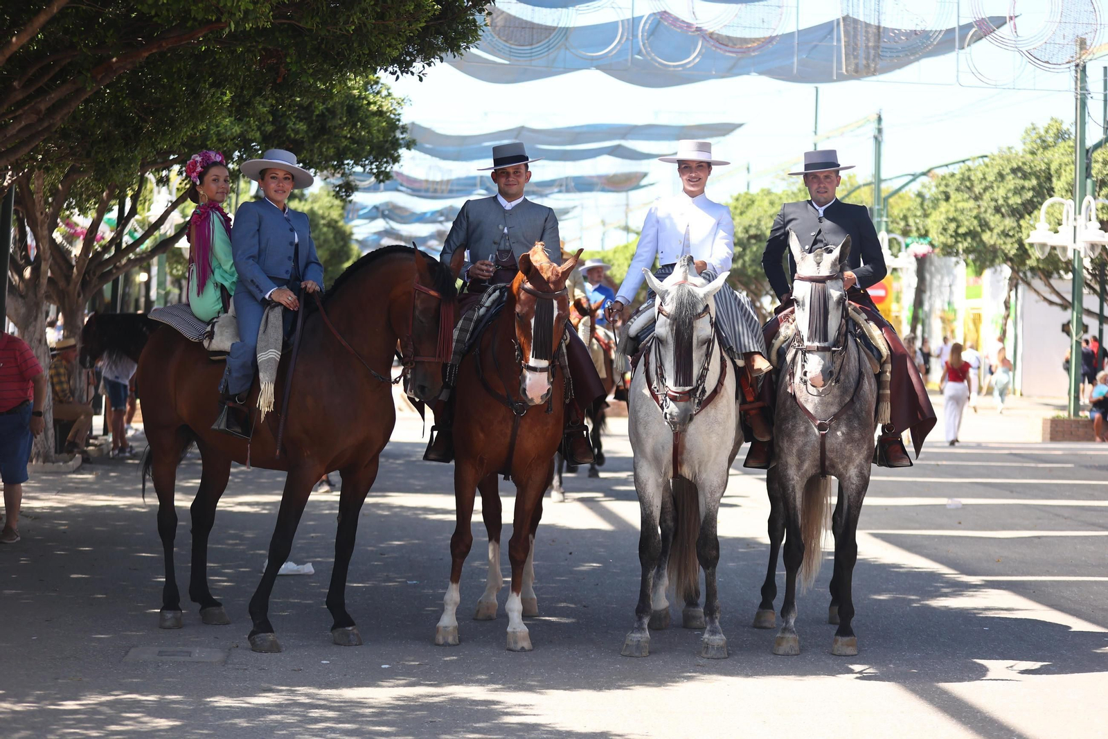 Domingo de feria en el Cortijo de Torres en Málaga.